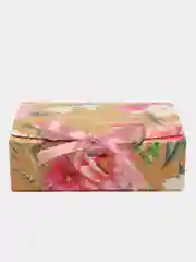 Бежевый меланж коробка подарочная, складная