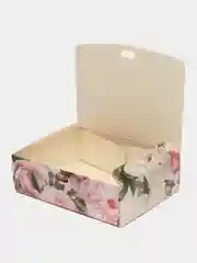 Красный коробка подарочная, складная