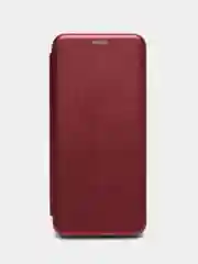 Багровый чехол книжка Xiaomi Redmi 9T / Poco M3 / Сяоми Поко М3 / Редми 9Т
