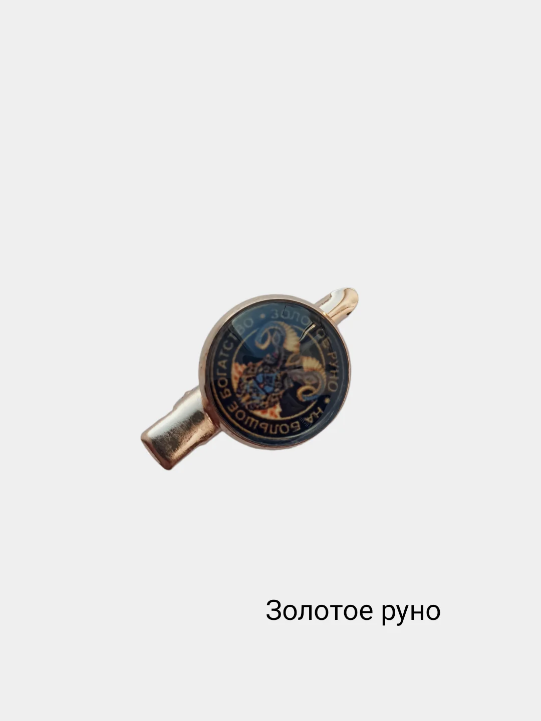 Заколка для волос, для одежды,  длина 3,5 см, диаметр 2 см
