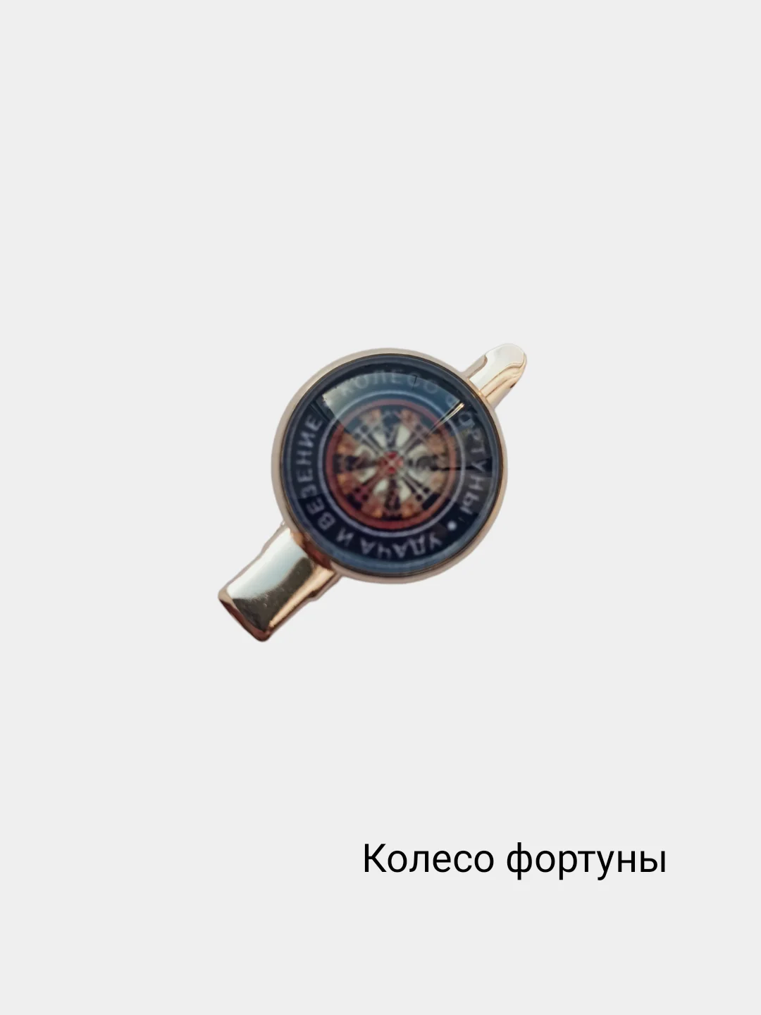 Заколка для волос, для одежды,  длина 3,5 см, диаметр 2 см