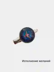 Заколка для волос, для одежды,  длина 3,5 см, диаметр 2 см