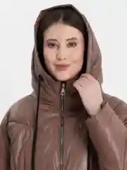 Карамельный куртка женская экокожа весна-осень