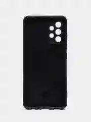 Черный чехол Samsung Galaxy A32 / Галакси А32 противоударный, с металлической подставкой кольцом
