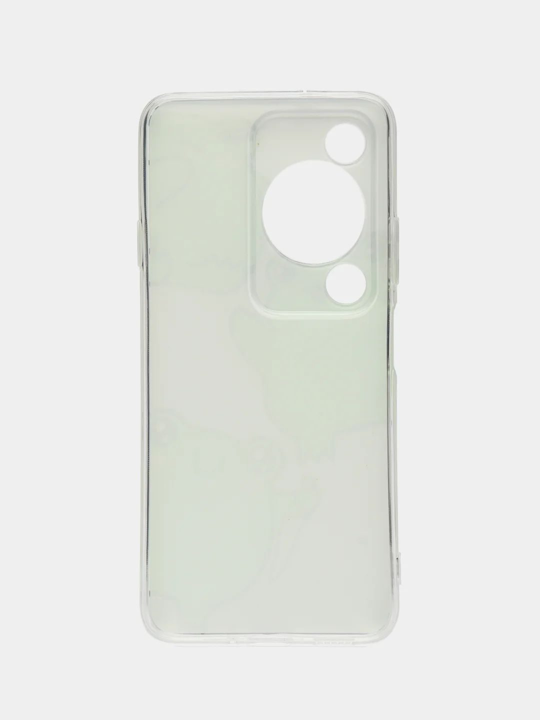 Коралловый меланж силиконовый чехол на Huawei Nova Y72/Y72s / Хуавей Нова Y72/Y72s прозрачный, с рисунком
