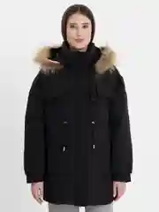 Женская куртка парка теплая весна/осень непродуваемая с капюшоном