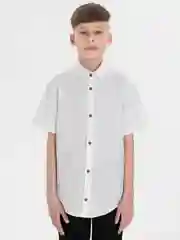 Белый рубашка для мальчика