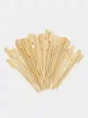 Черный шпажки для канапе, бамбуковые, 50 и 100 шт