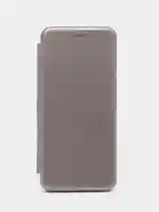 Серебряный чехол книжка на Samsung Galaxy A51, Самсунг Галакси А51