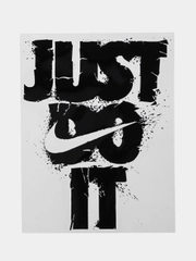 Термонаклейка, термотрансферная наклейка, принт на одежду, Nike Just Do It