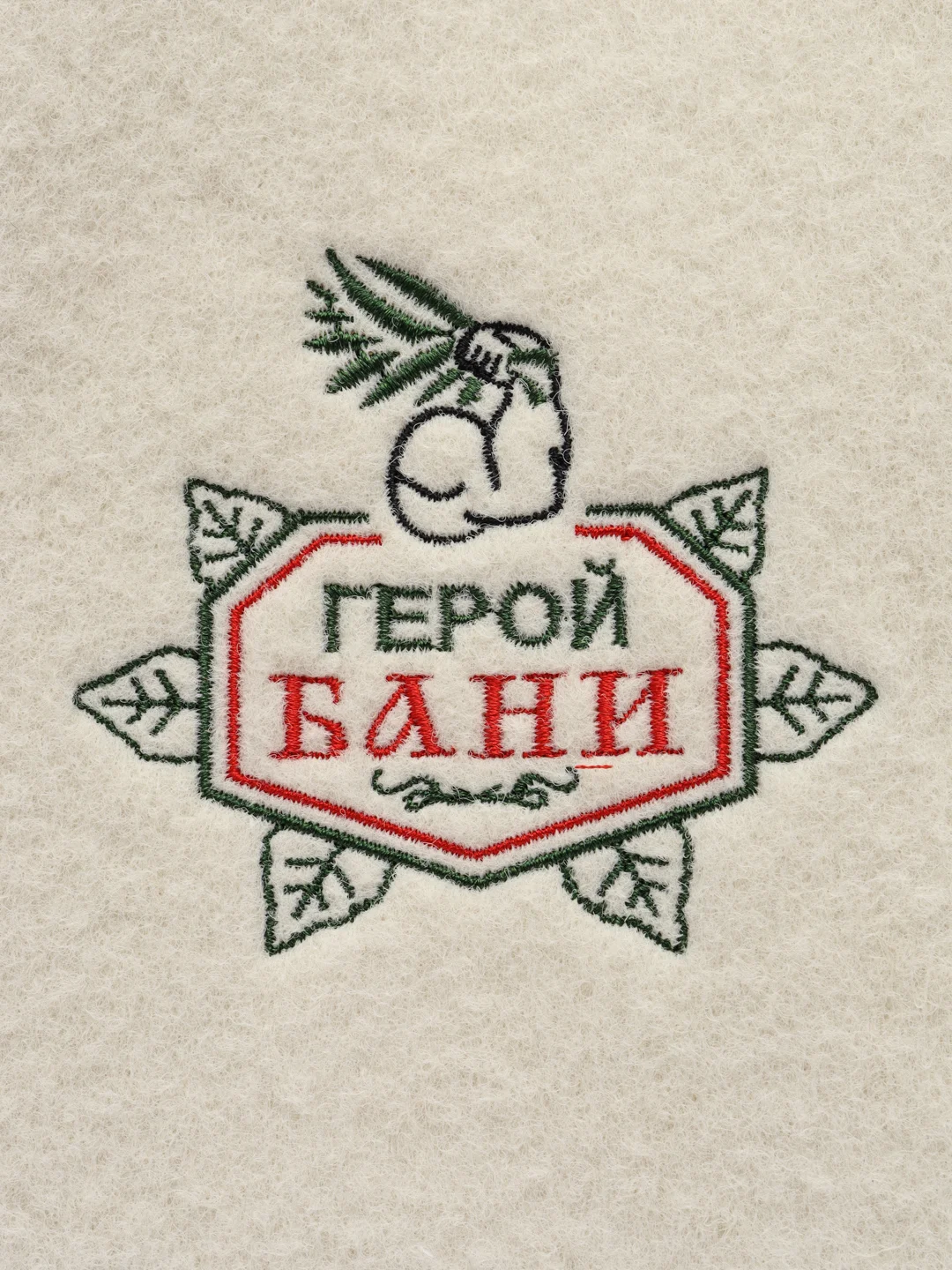 Вишнёвый шапка для бани и сауны