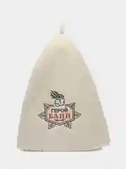 Вишнёвый шапка для бани и сауны