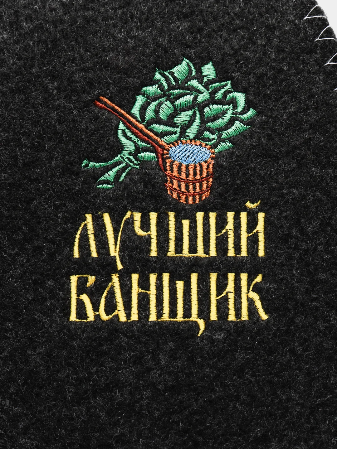 Золотой шапка для бани и сауны