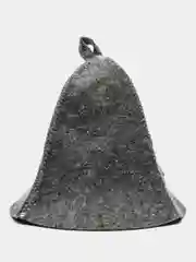 Черный шапка для бани и сауны