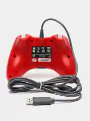 Красный джойстик XBOX 360 Wired Controller, геймпад проводной, с вибрацией