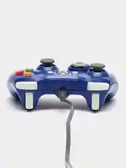 Синий джойстик XBOX 360 Wired Controller, геймпад проводной, с вибрацией