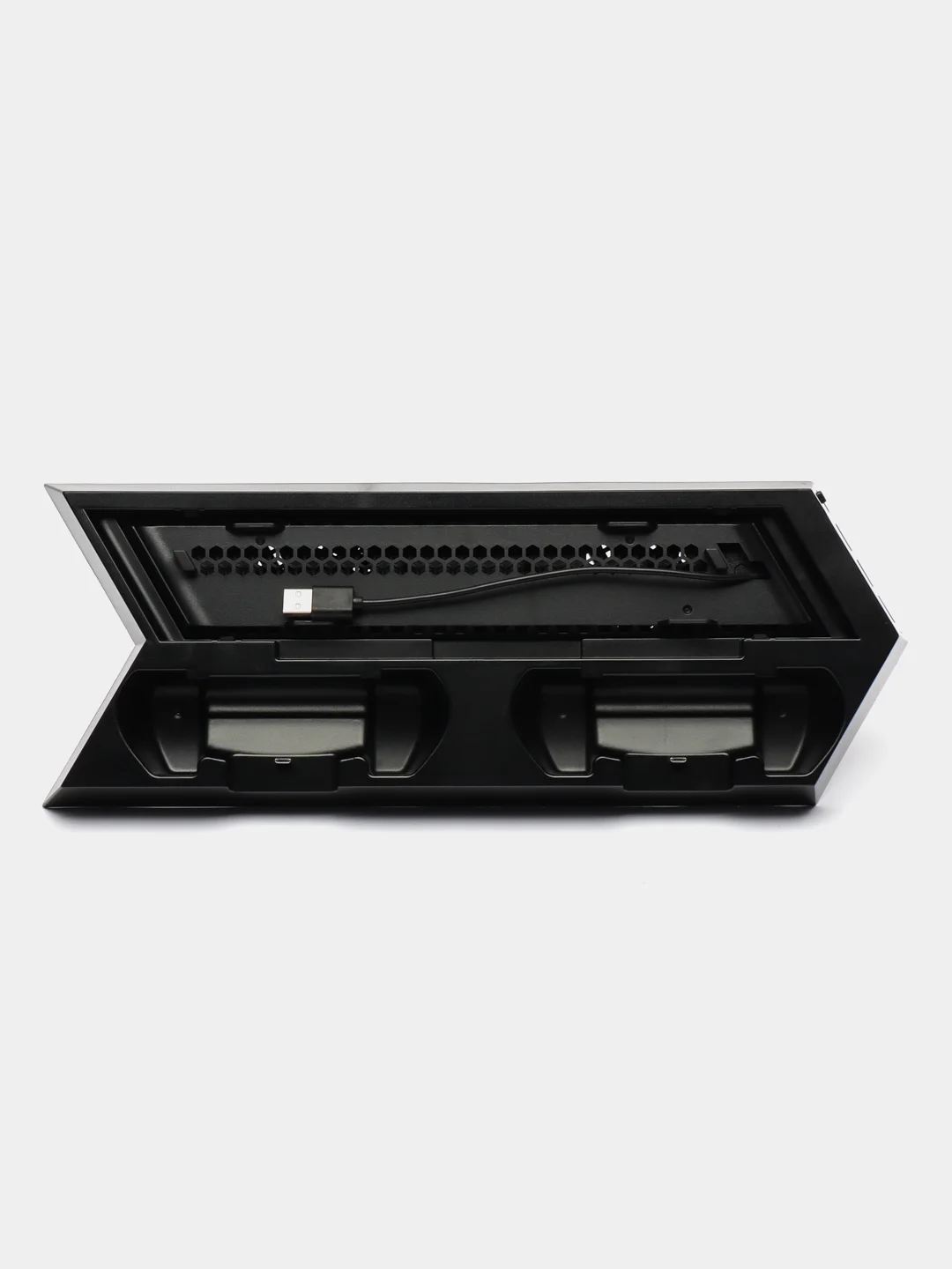 Черный зарядная станция подставка охлаждающая PS4/ProSlim 023B, зарядка для геймпада джойстика