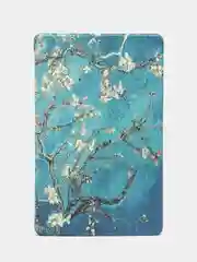 Светло-синий чехол-книжка для планшета Honor Pad X9 из экокожи КАРТОФАН с функцией подставки, 11.5"