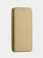 Золотой чехол-книжка для Honor 8S / 8S Prime / Huawei Y5 2019, Хонор 8С, 8С Прайм, Хуавей У5 2019