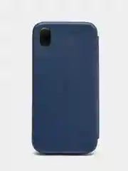 Синий чехол-книжка для Honor 8S / 8S Prime / Huawei Y5 2019, Хонор 8С, 8С Прайм, Хуавей У5 2019
