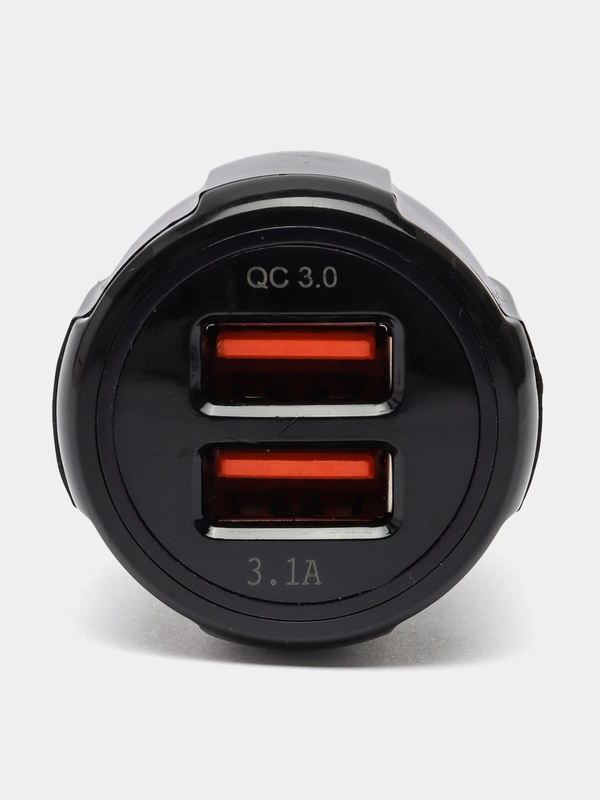 Автомобильное зарядное устроство  2 USB 3.0-3.1A зарядка от прикуривателя в авто