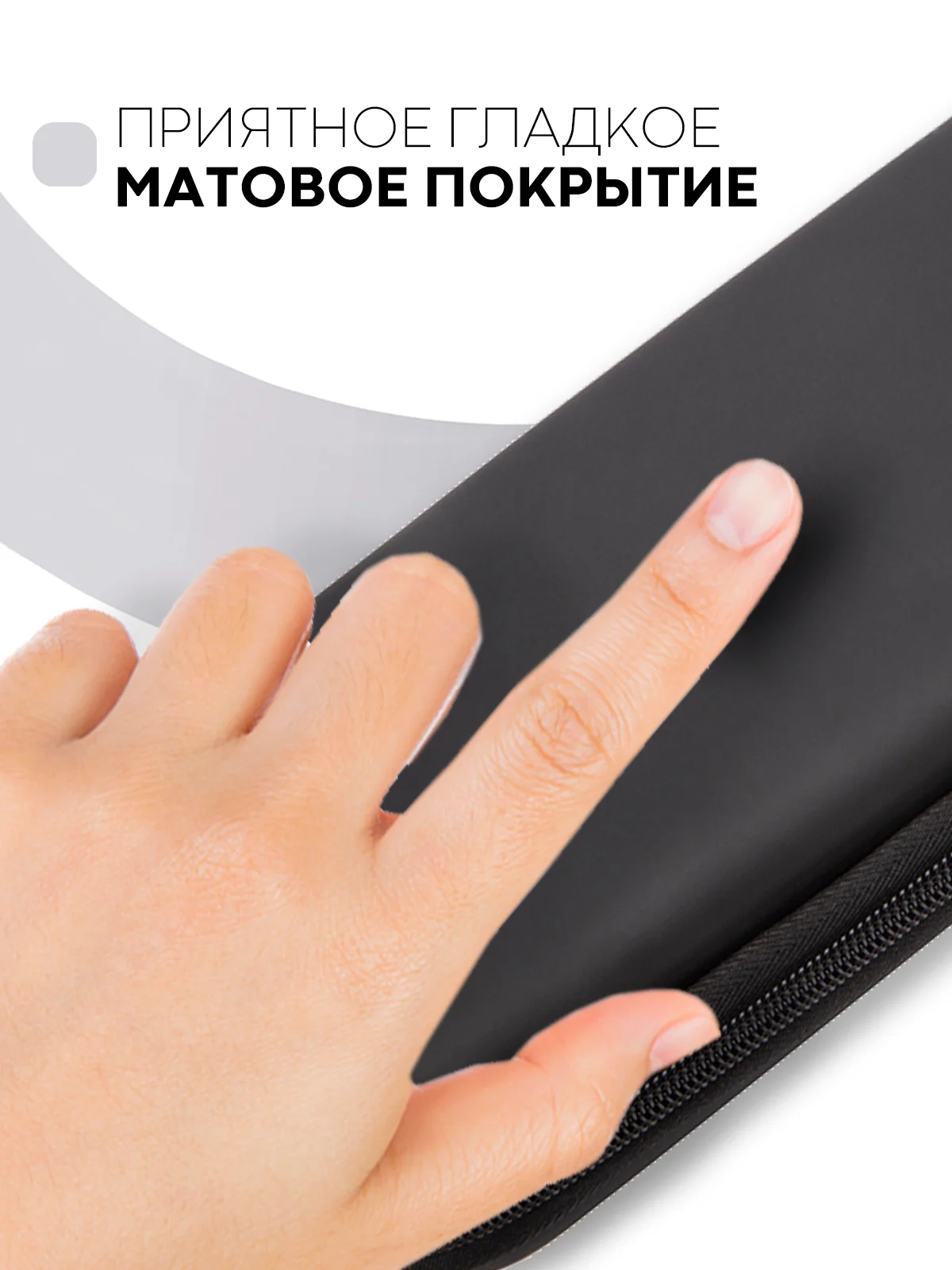 Синий чехол для консоли Nintendo Switch и Nintendo Switch OLED, защитный кейс КАРТОФАН на молнии