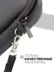 Синий чехол для консоли Nintendo Switch и Nintendo Switch OLED, защитный кейс КАРТОФАН на молнии