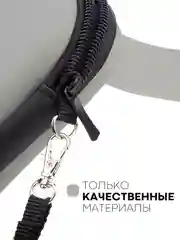 Серый чехол для консоли Nintendo Switch и Nintendo Switch OLED, защитный кейс КАРТОФАН на молнии