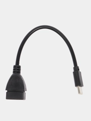 OTG переходник Type-C на USB с проводом / отг