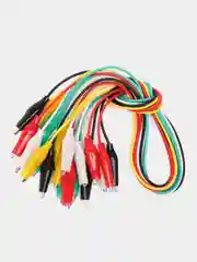 Клемы крокодилы - провод для самоделок, провода с зажимами, кабеля для arduino, esp 32, ЛБП