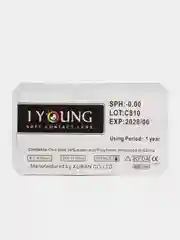 Бирюзовый контактные линзы I young цветные, без диоптрий