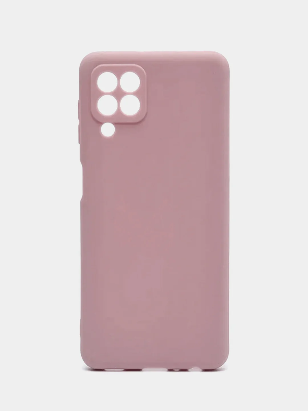 Коралловый силиконовый чехол Samsung Galaxy A22 4G, M32, M22 (Самсунг Галакси А22, М32, М22) прозрачный