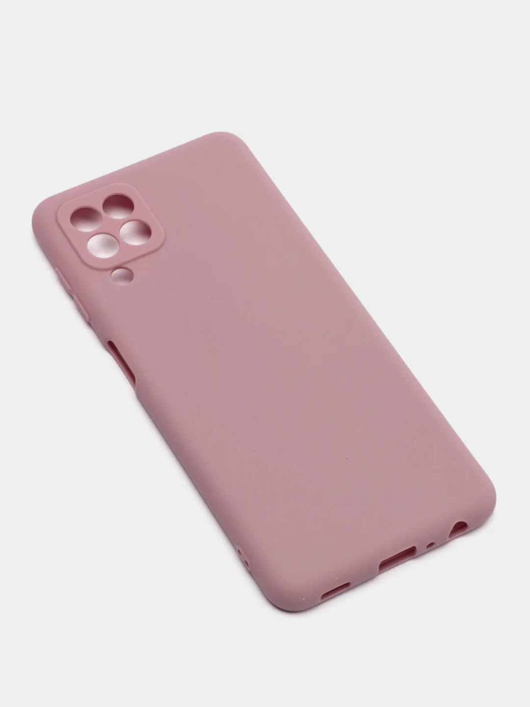 Желтый силиконовый чехол Samsung Galaxy A22 4G, M32, M22 (Самсунг Галакси А22, М32, М22) прозрачный