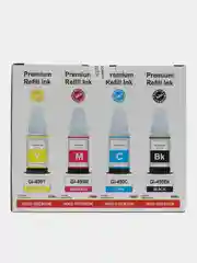 Комплект чернил INKO GI-490, 4х100ml для Canon G1400/G2400/G3400/G4400/G1410