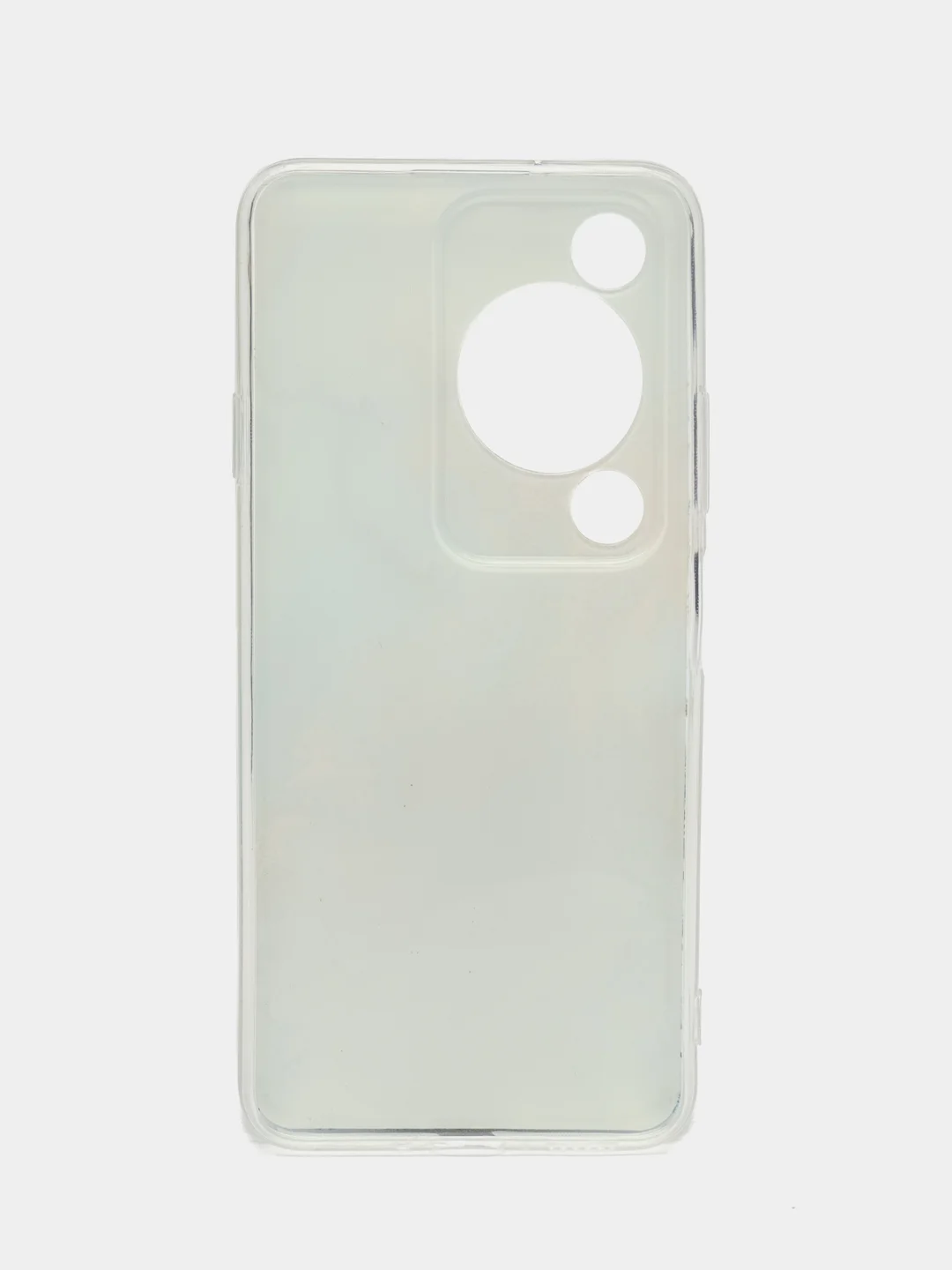 Голубой чехол на Huawei Nova Y72/Y72s / Хуавей Нова Y72/Y72s прозрачный, с рисунком, защита камеры