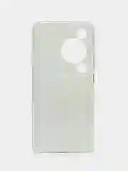 Голубой чехол на Huawei Nova Y72/Y72s / Хуавей Нова Y72/Y72s прозрачный, с рисунком, защита камеры