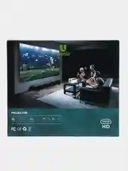 Черный проектор Umiio U8 PRO c HDMI, Wi Fi + Bluetooth, Android TV, 3840 х 2160, поддержка 4K