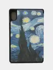 Пурпурный чехол-книжка для планшета Honor Pad X9 из экокожи КАРТОФАН с функцией подставки, 11.5"