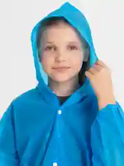 Розовый плащ-дождевик, детский