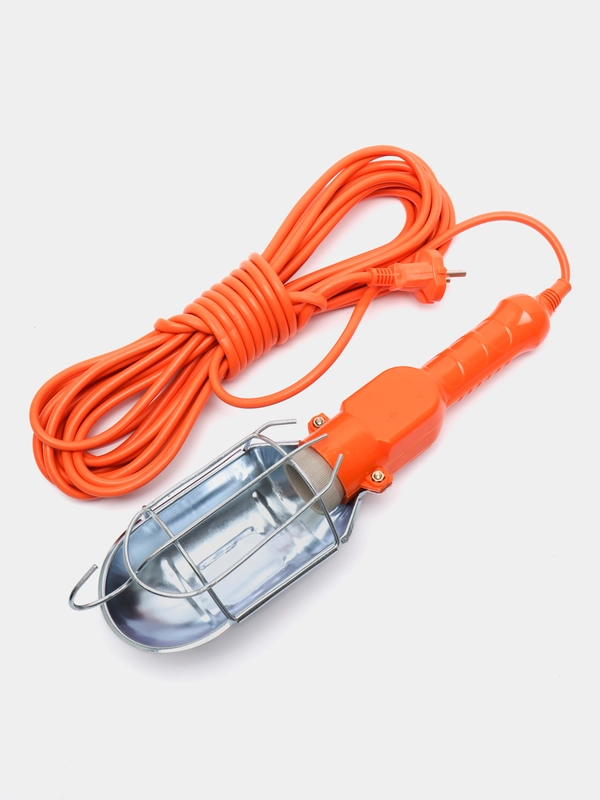 Лампа переносная 220V 10 м, переноска 10 м