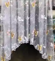 Тюль на кухню готовая жаккард