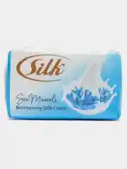 Туалетное мыло Silk с увлажняющим молочным кремом морскими минералами, 120 гр