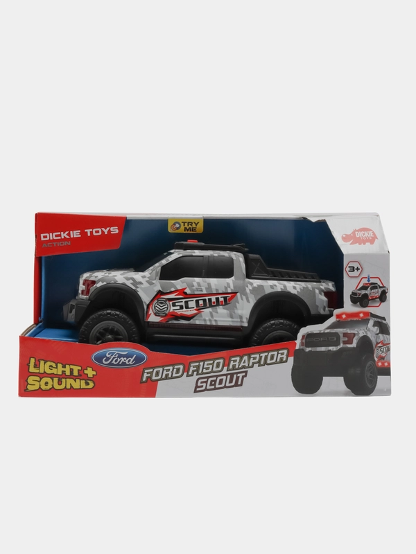 Машинка Scout Ford F150 Raptor 33см свет звук Dickie Toys 3756000