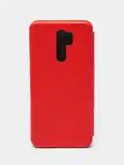 Красный чехол-книжка Xiaomi Redmi 9 (Сяоми Редми 9)