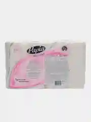 Полотенца бумажные Papia Pure&Soft трехслойные, 4 рулона, 90 листов, белый, без запаха