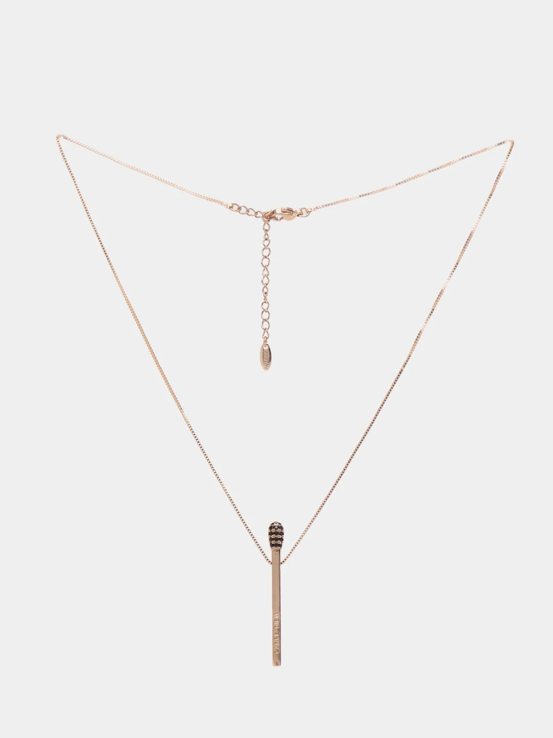 Черный цепочка тонкая с кулоном Xuping Jewelry, кулон спичка