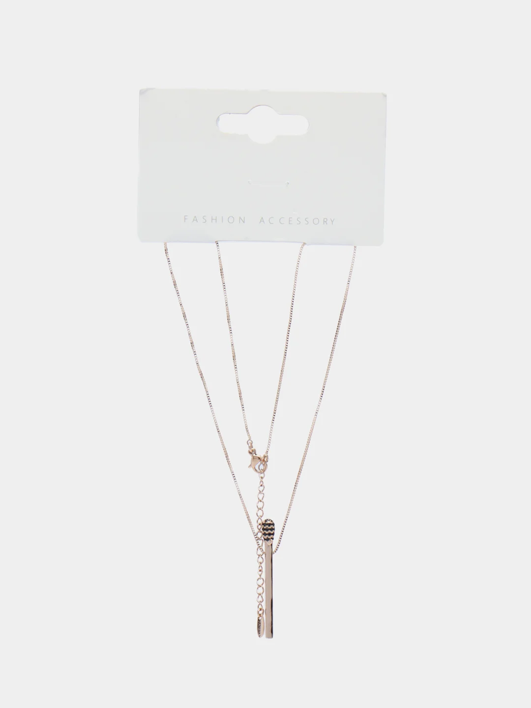Черный цепочка тонкая с кулоном Xuping Jewelry, кулон спичка