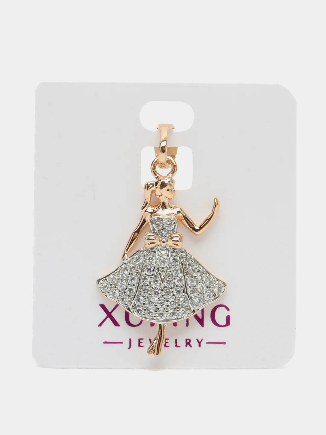 Золотой подвеска-кулон с цирконами Xuping Jewelry
