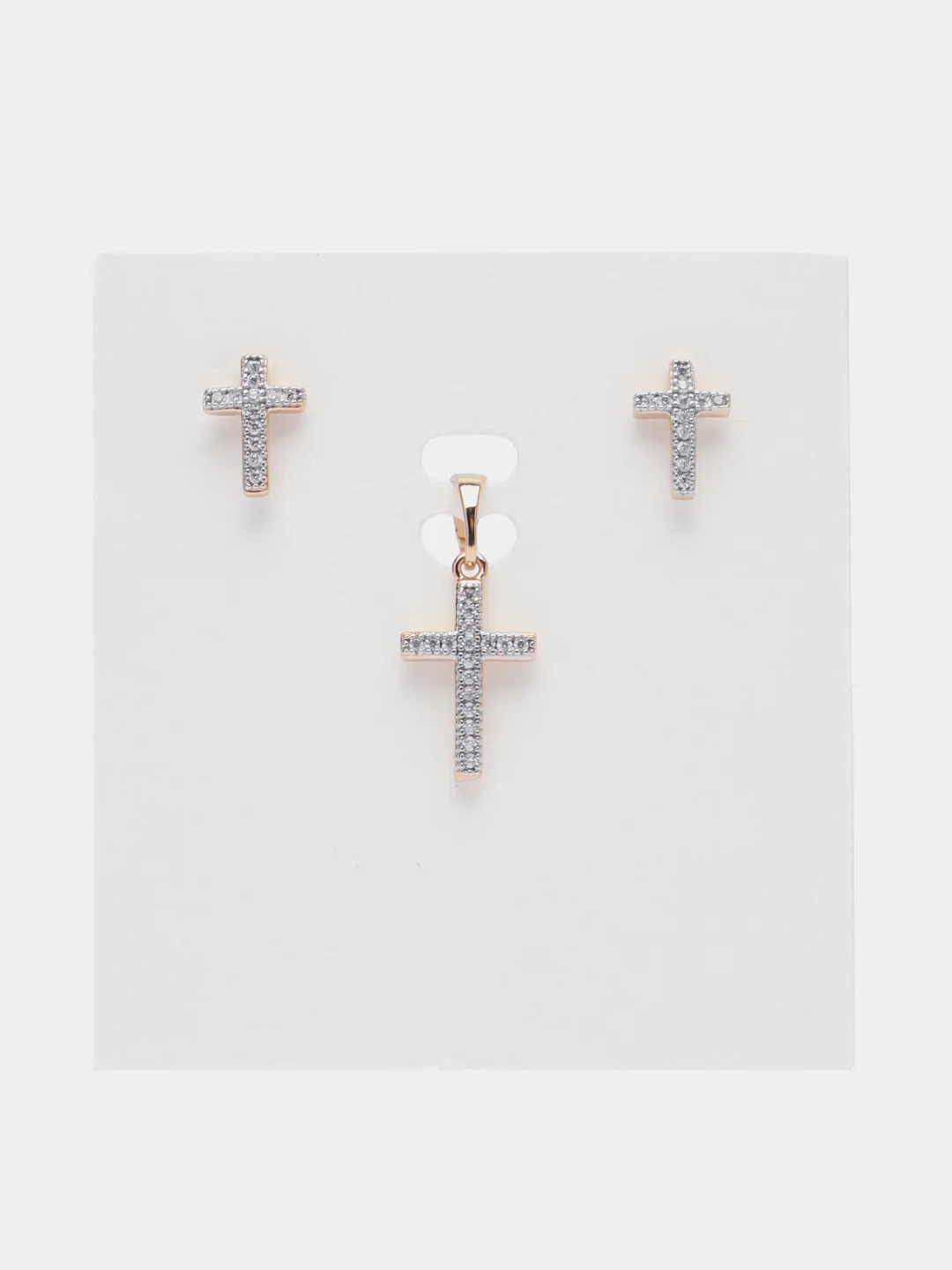 Желтый комплект: серьги и кулон Xuping Jewelry