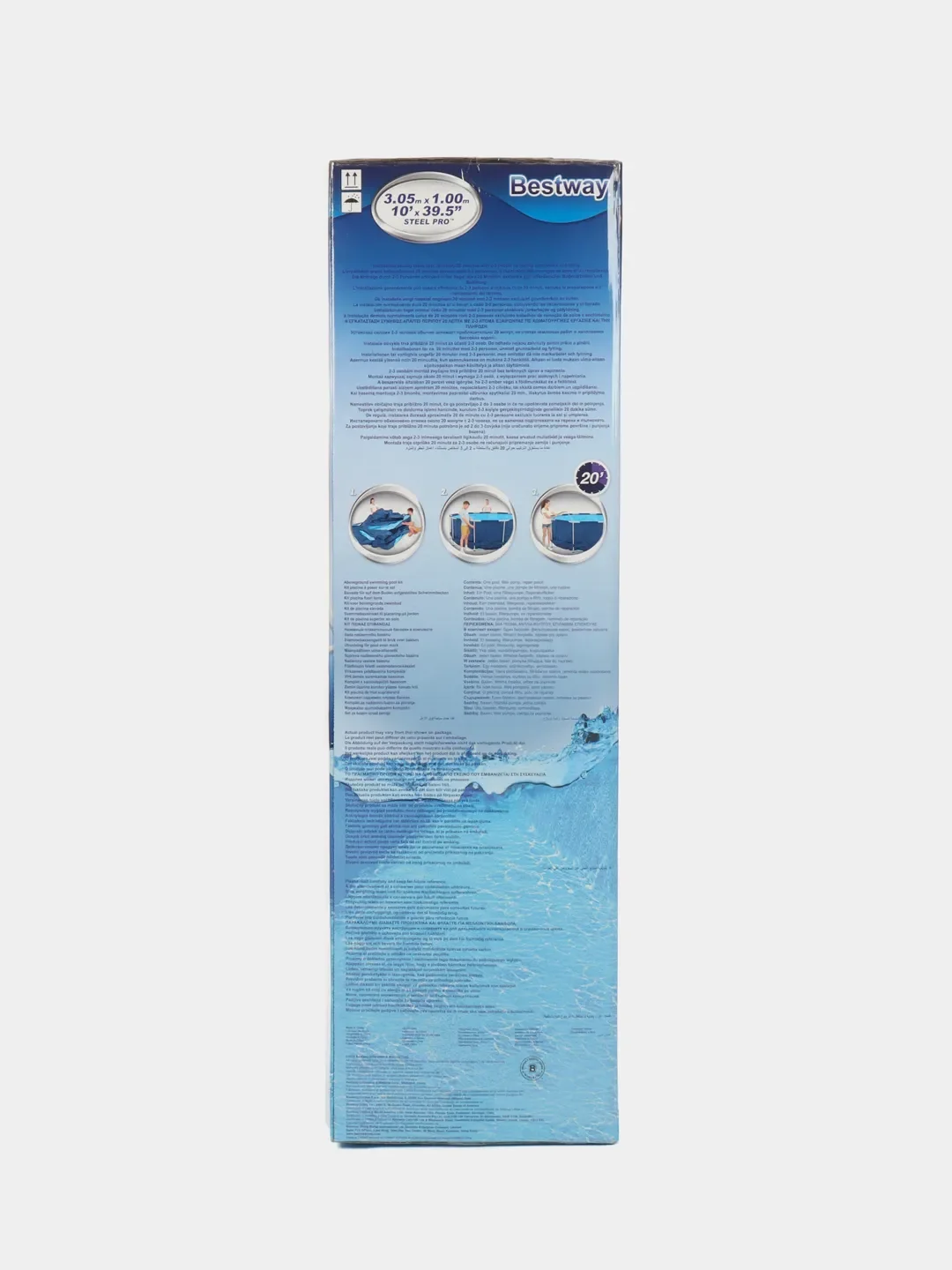 Бассейн каркасный BESTWAY Steel Pro 6148л 305х100см, с фильтр-насосом